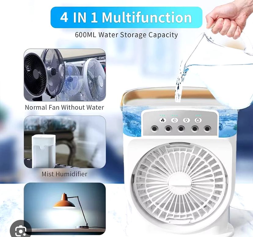 Mini Ventilador Portatil Con humidificador