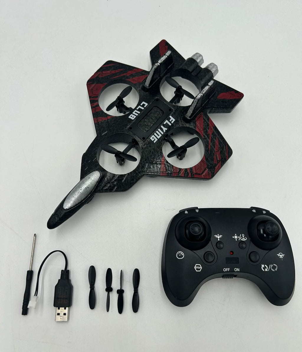 AVION CAZA A Control  360° ACROBÁTICO