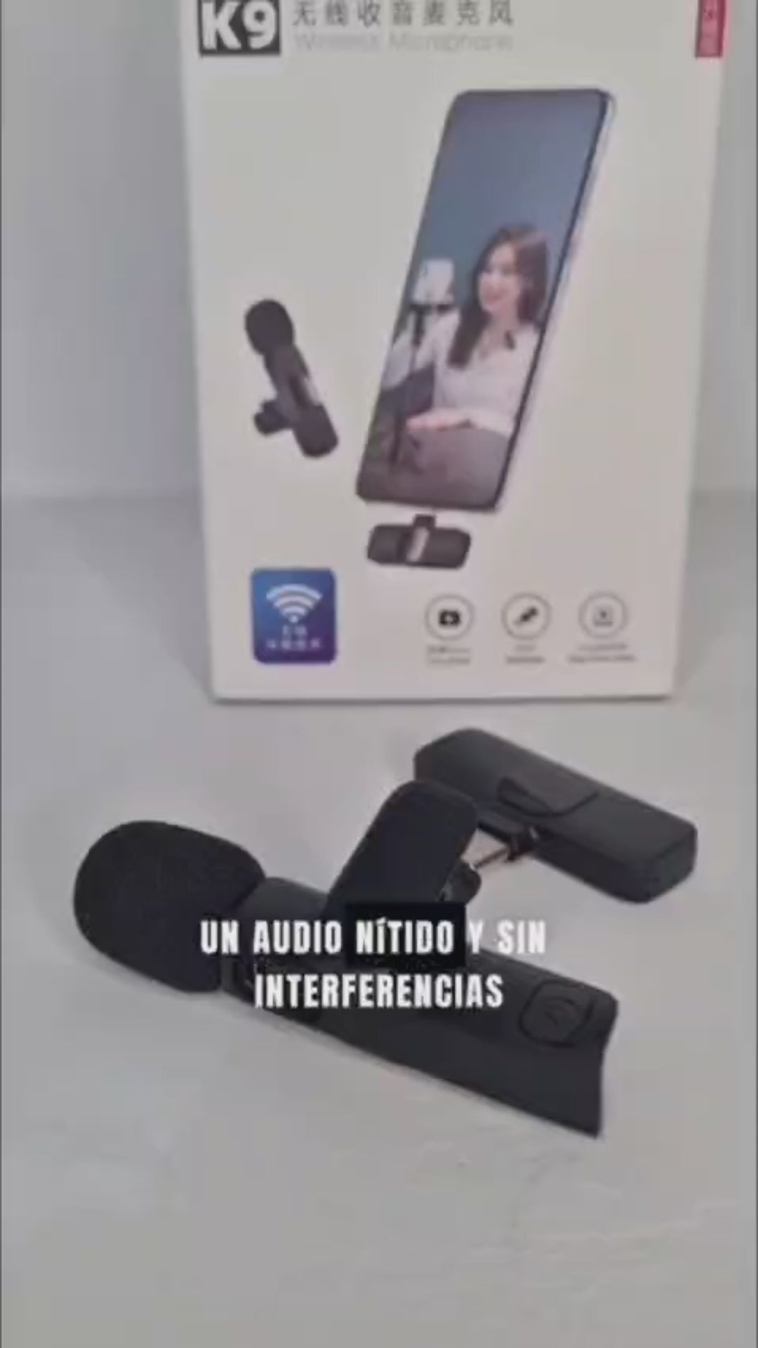 Micrófono inalámbrico para smartphone K9