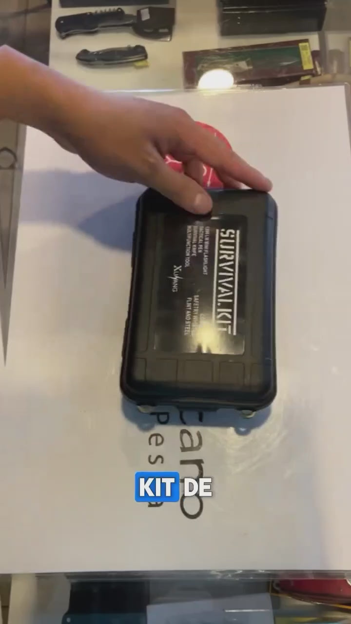 Kit de emergencia para viajes y camping