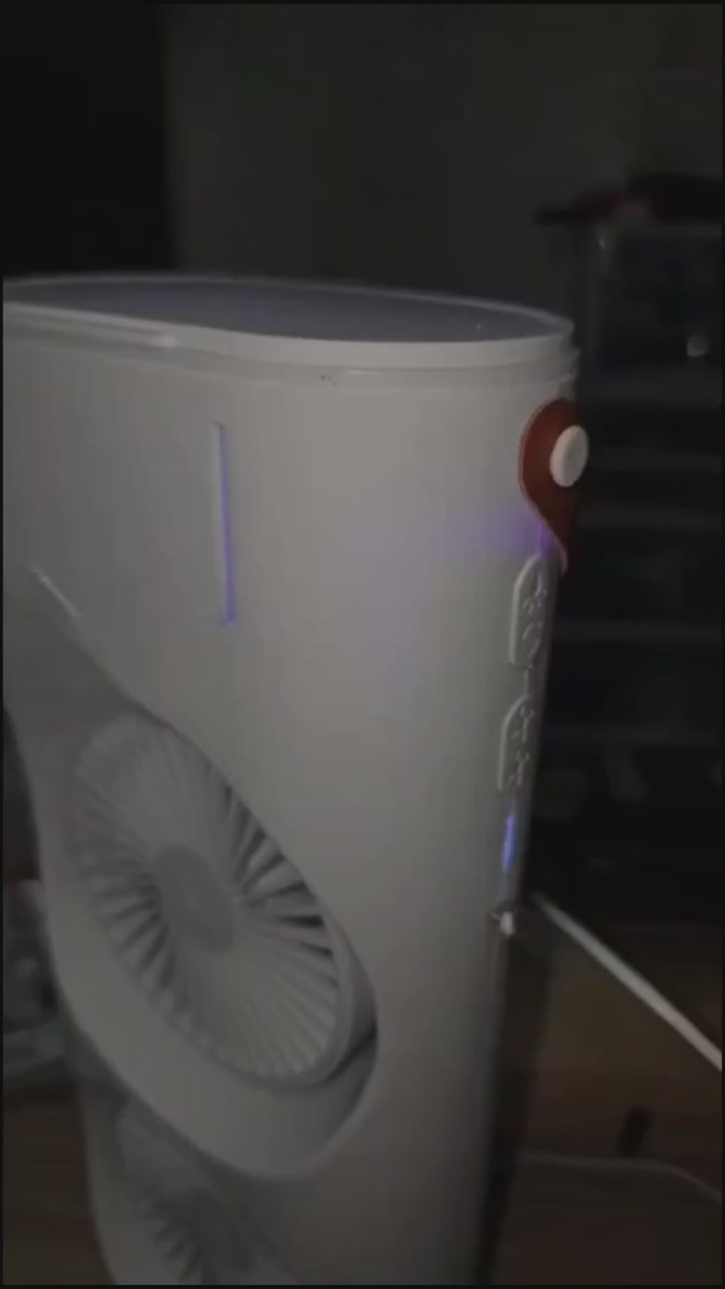 Ventilador doble con humidificador